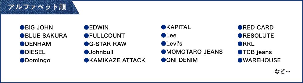 好きなブランド